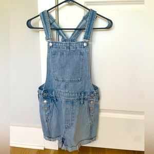 Madewell short overalls size XXS in light wash